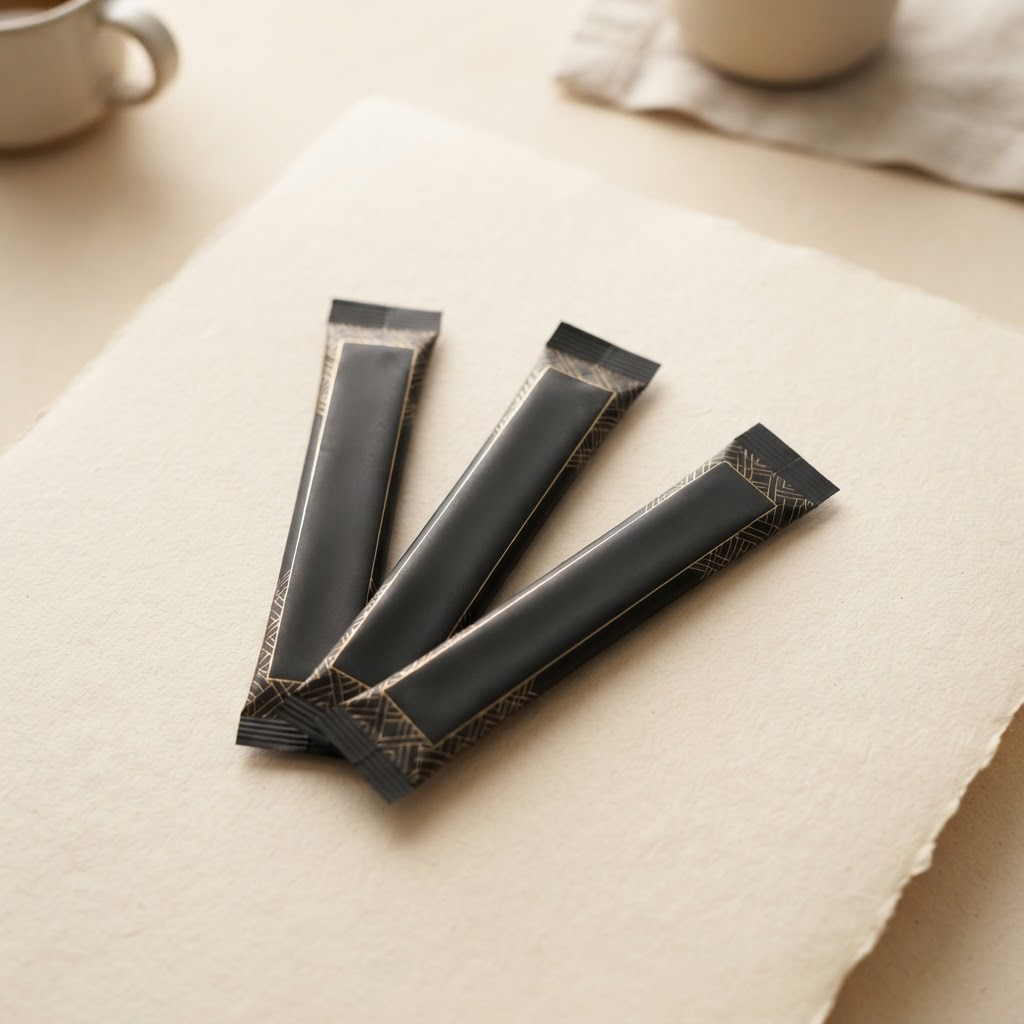 Individual Levant protein coffee stick packs